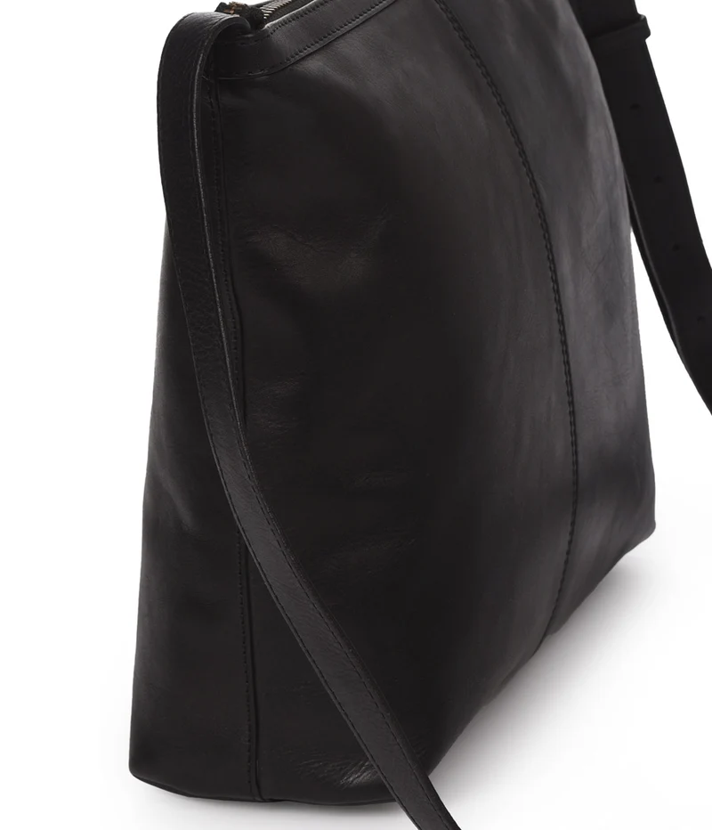Bandolera grande de piel THB Slim