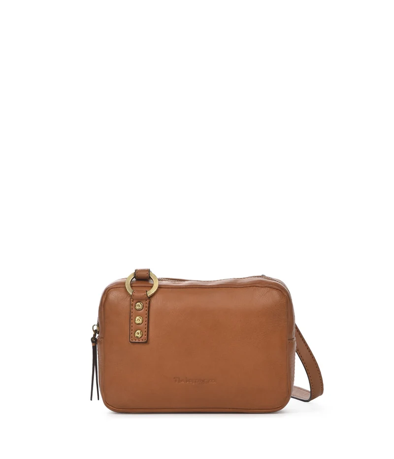 Bandolera mediana de piel THB Slim