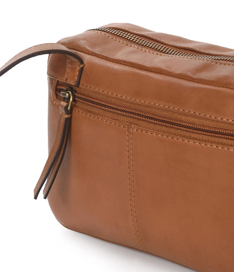 Bandolera mediana de piel THB Slim