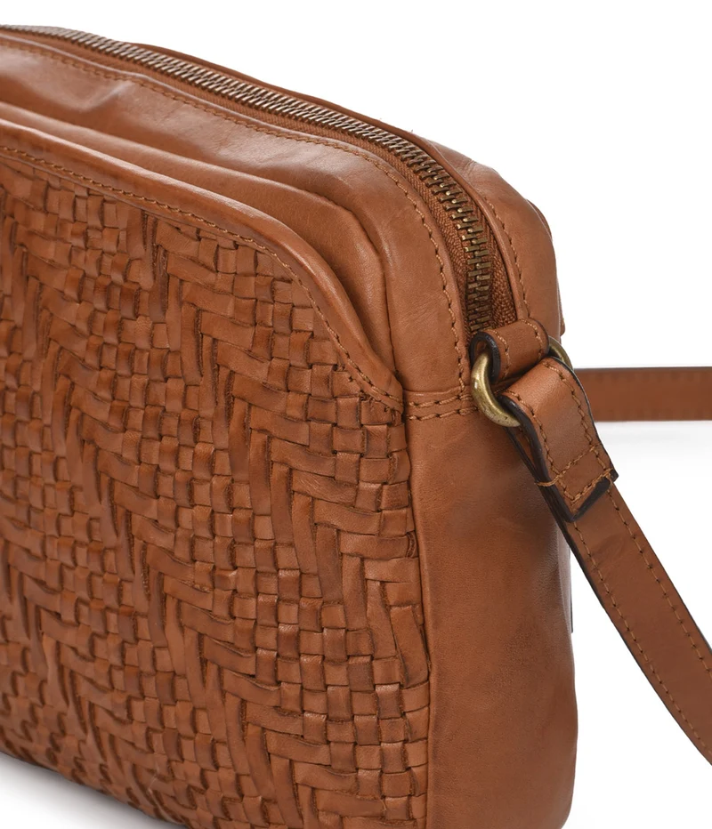 Bandolera de piel THB Plait