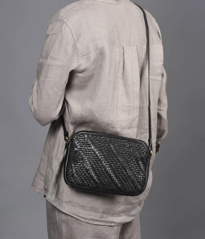 Bandolera de piel THB Plait