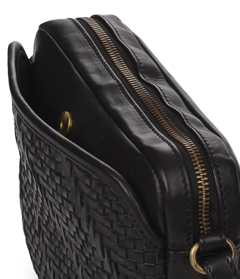 Bandolera de piel THB Plait