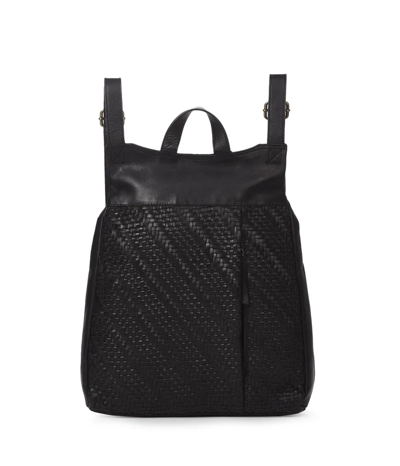 Mochila antirrobo de piel THB Plait