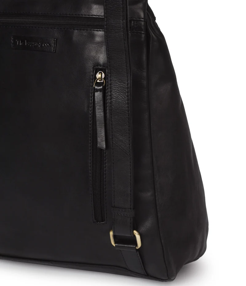 Mochila antirrobo de piel THB Plait