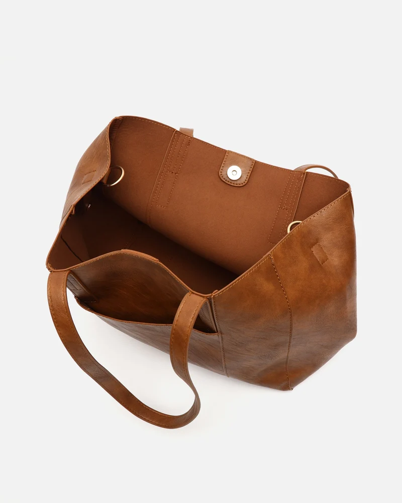 Delfino bolso shopper grande con bolsa interior extraíble