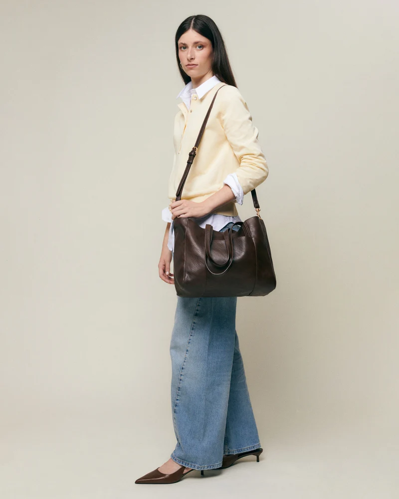 Delfino bolso shopper grande con bolsa interior extraíble
