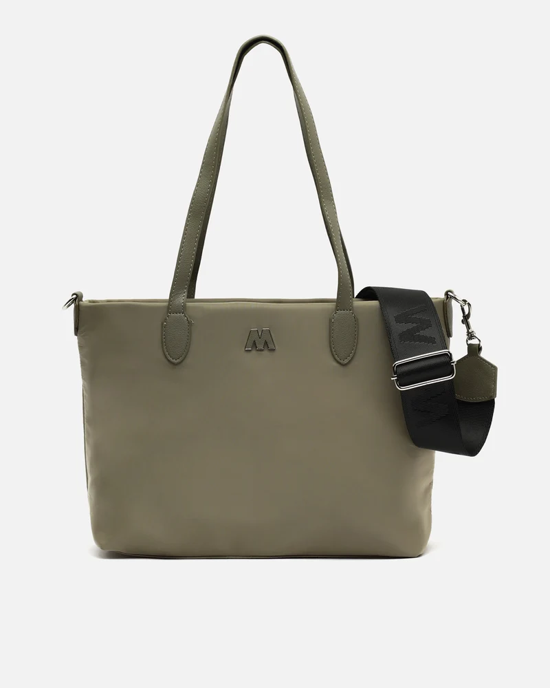 Geran bolso shopper de nylon con asa bandolera extraíble