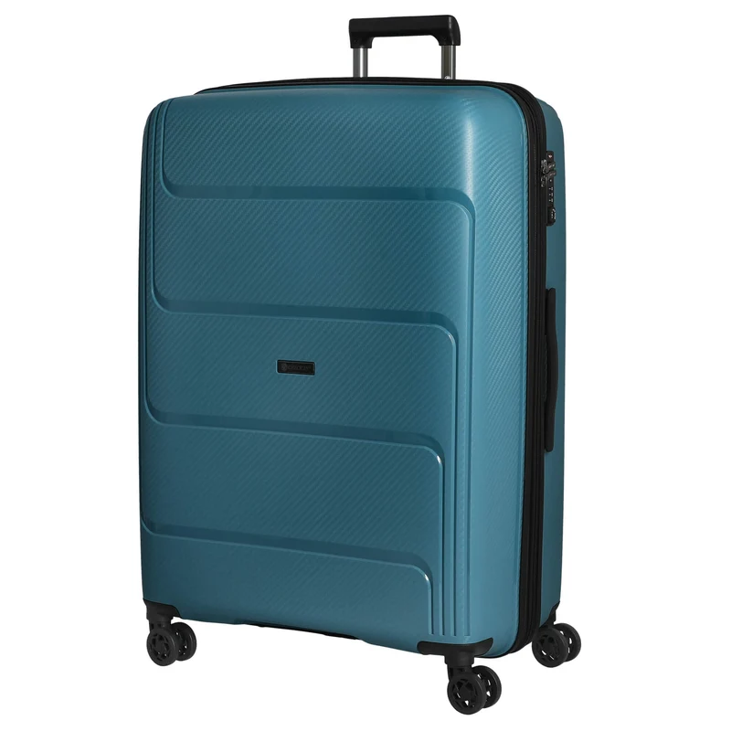 CHECK.IN St. Louis - Trolley de 4 ruedas 77 cm expandible (petrol)