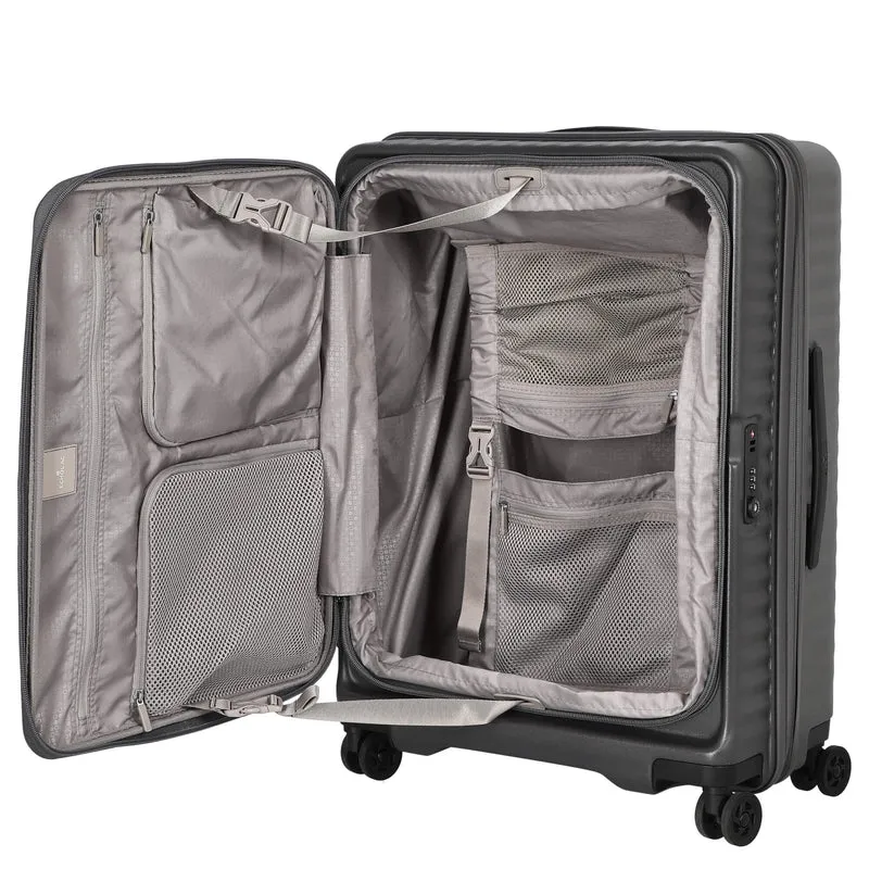 Echolac Celestra FA - Trolley de 4 ruedas M 65 cm expandible (dark grey)