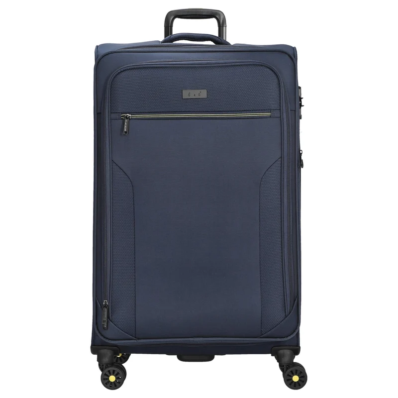 D&N Travel Line 9704 - Juego de trolley, 3 piezas (dark blue)