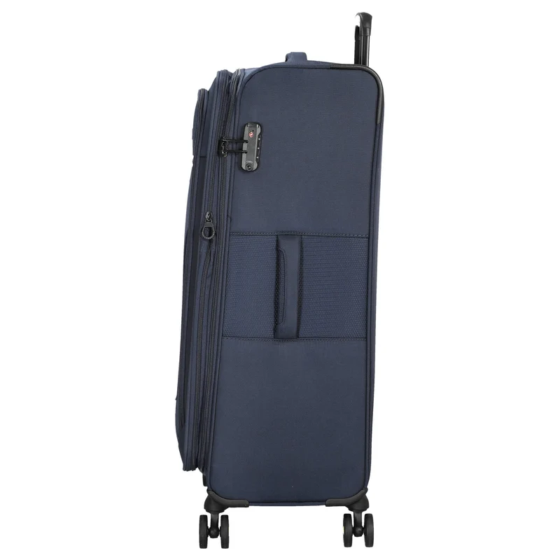 D&N Travel Line 9704 - Juego de trolley, 3 piezas (dark blue)