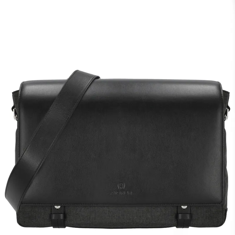 Aigner Torino L - Bolso bandolera 36 cm (black)