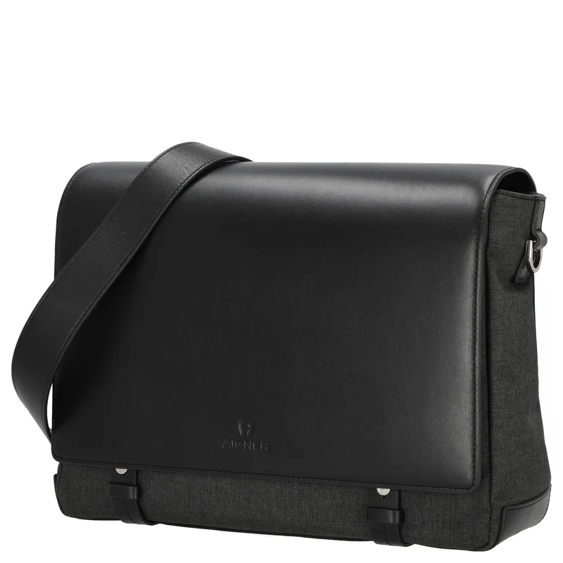 Aigner Torino L - Bolso bandolera 36 cm (black)