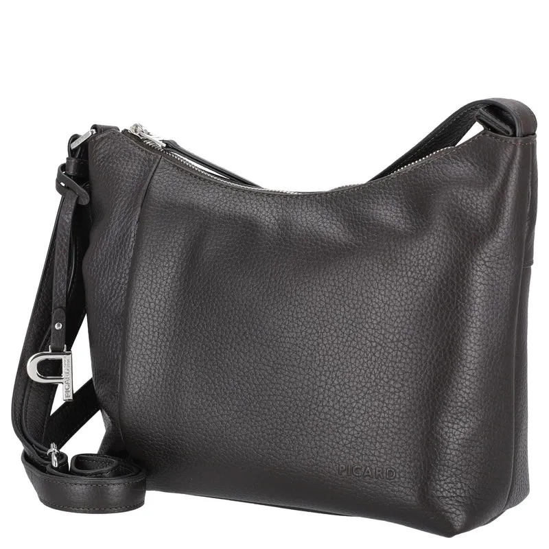 Picard Pure - Bolso bandolera 30 cm (cafe)