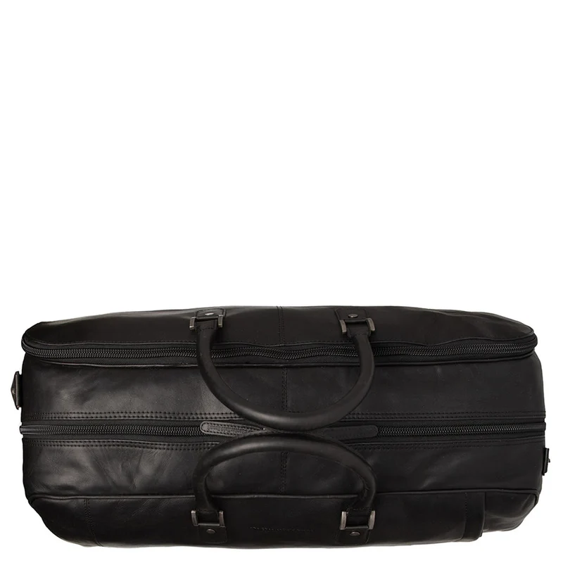 The Chesterfield Brand Jayven - Bolsa de viaje con ruedas de cuero 60 cm (black)