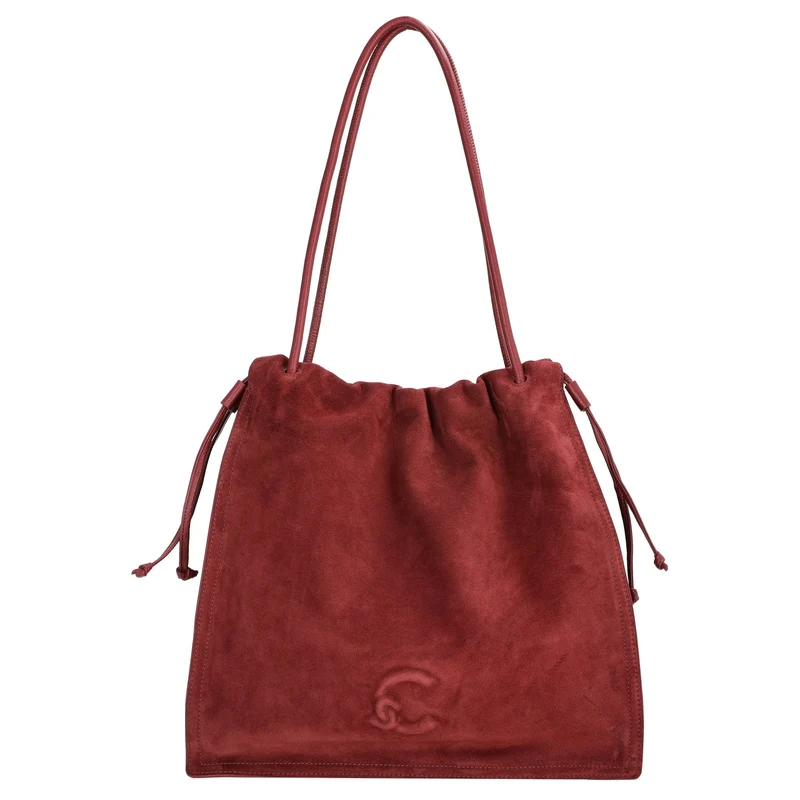 Coccinelle Dulse Suede - Bolso saco 40 cm (ribes)