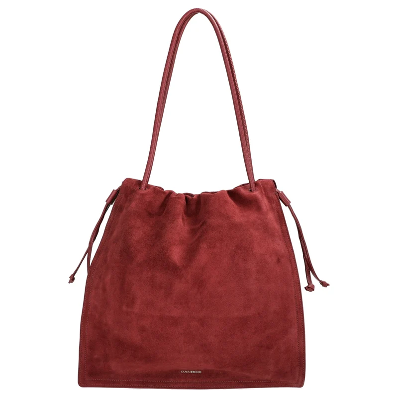 Coccinelle Dulse Suede - Bolso saco 40 cm (ribes)