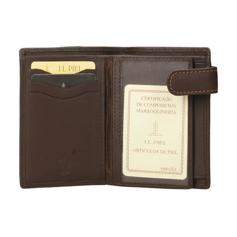 Cartera De Piel Oxford J.L Piel