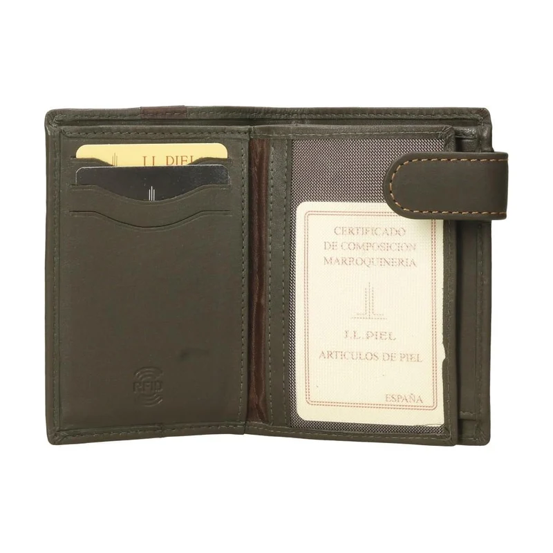 Cartera De Piel Oxford J.L Piel