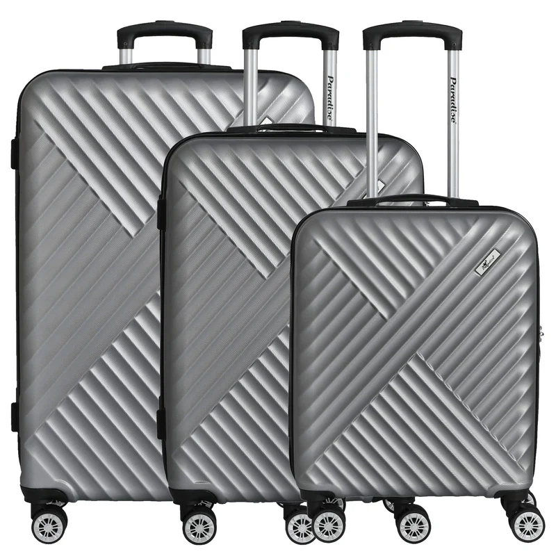 Paradise by CHECK.IN Kingston - Set de trolley con 4 ruedas 3 piezas (silber)