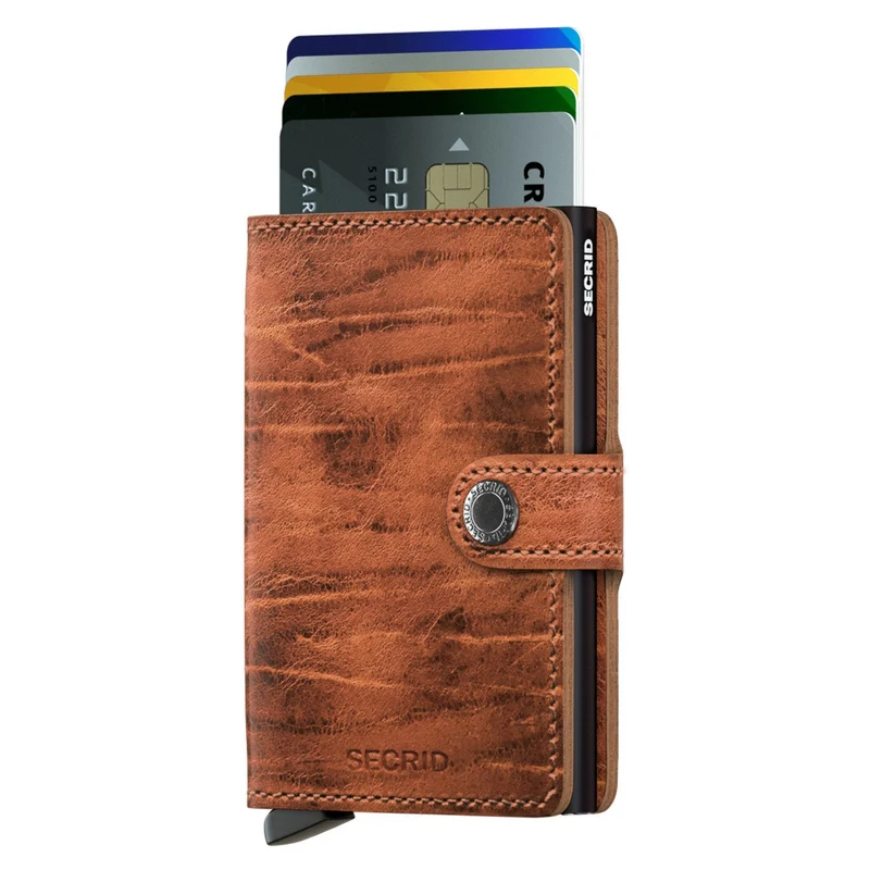 Secrid Dutch Martin Miniwallet - Cartera RFID 6.5 cm (whiskey)