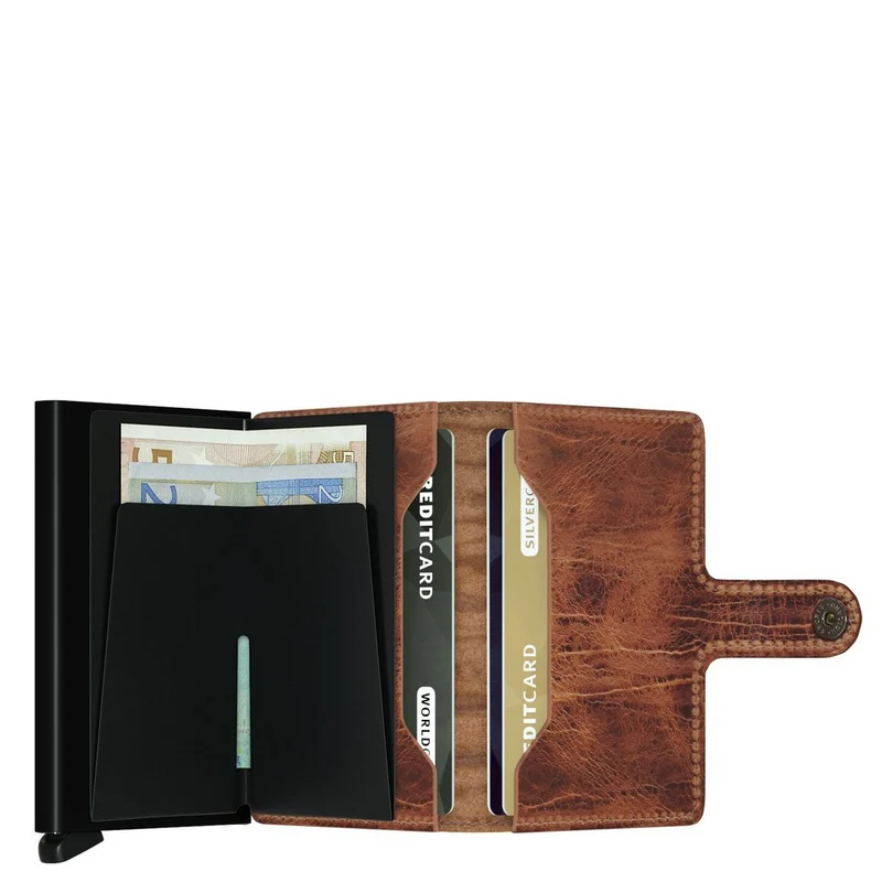 Secrid Dutch Martin Miniwallet - Cartera RFID 6.5 cm (whiskey)
