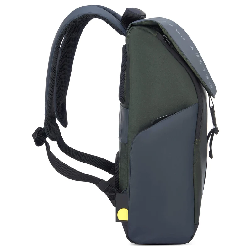 Delsey Paris Securflap - Mochila 15" 45.5 cm RFID (blau grün)