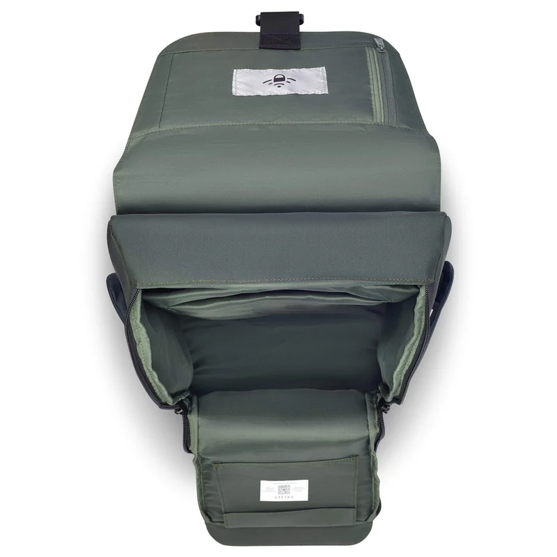 Delsey Paris Securflap - Mochila 15" 45.5 cm RFID (blau grün)