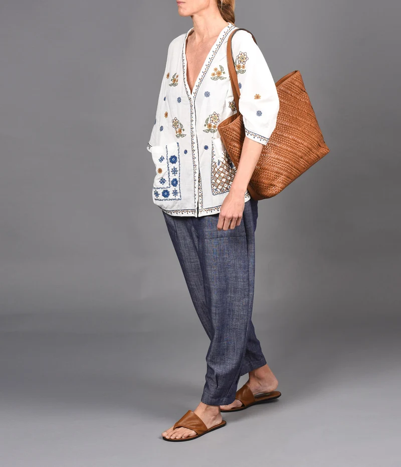 Shopper de piel THB Plait