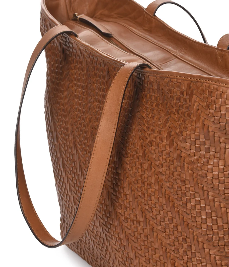 Shopper de piel THB Plait
