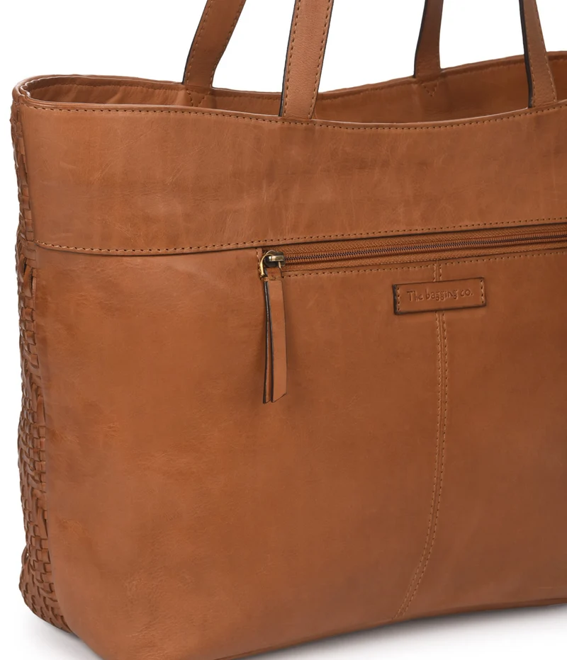 Shopper de piel THB Plait