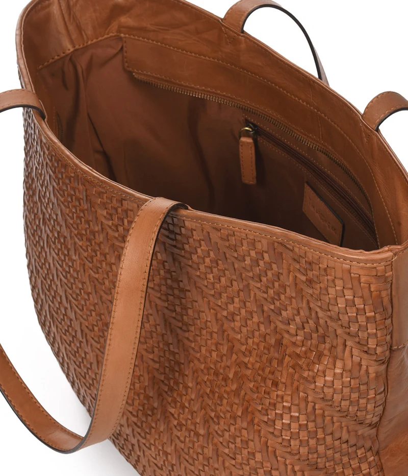 Shopper de piel THB Plait
