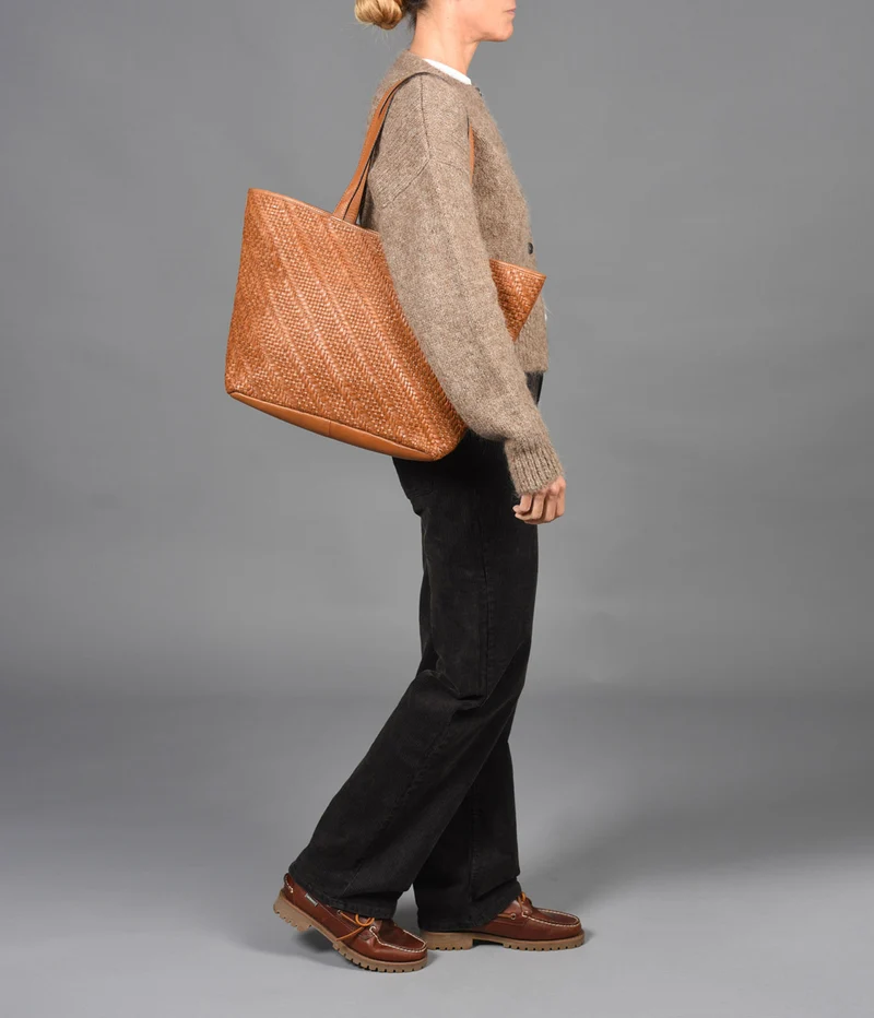 Shopper de piel THB Plait