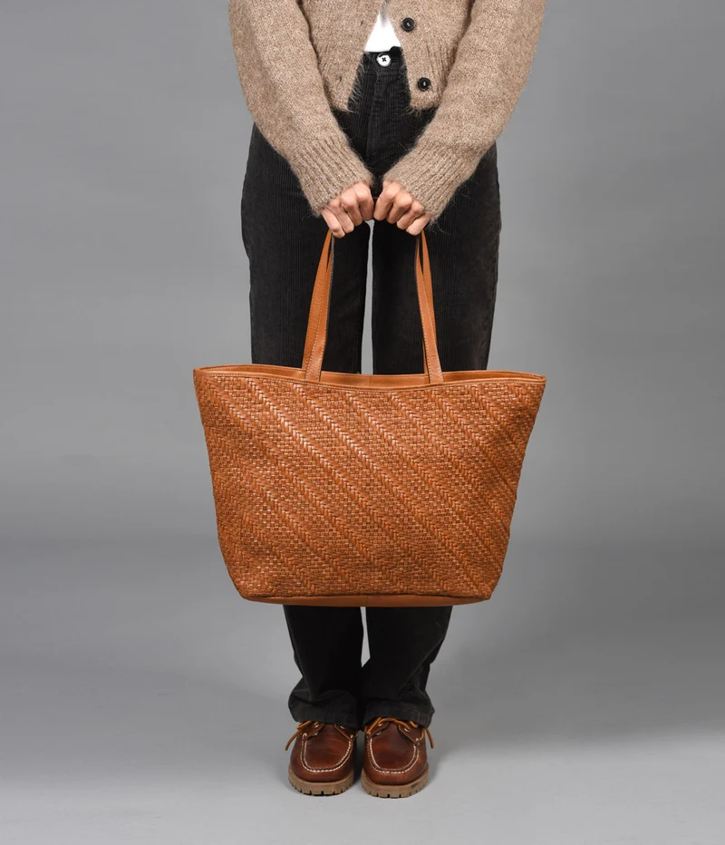 Shopper de piel THB Plait