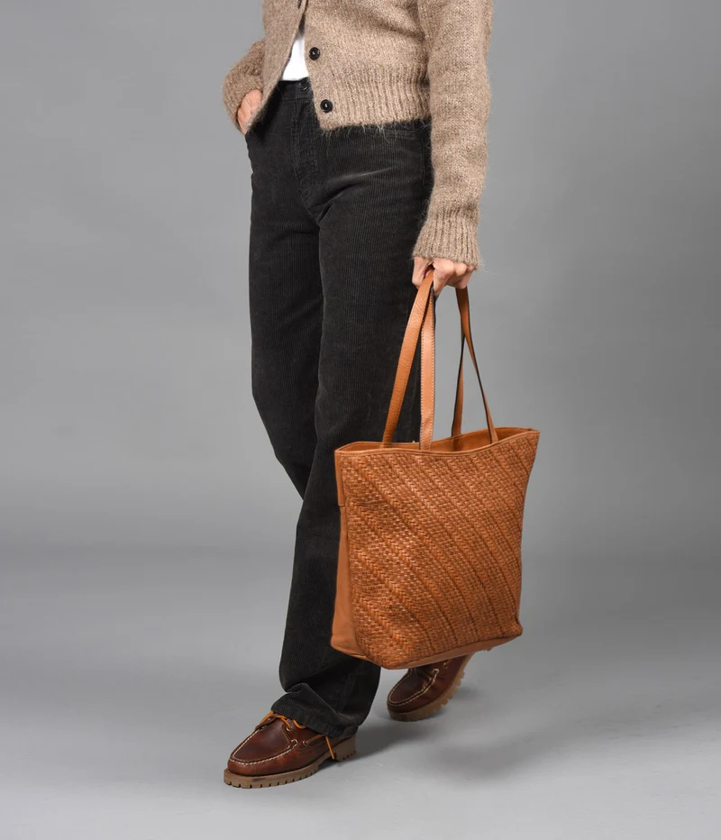 Shopper de piel THB Plait