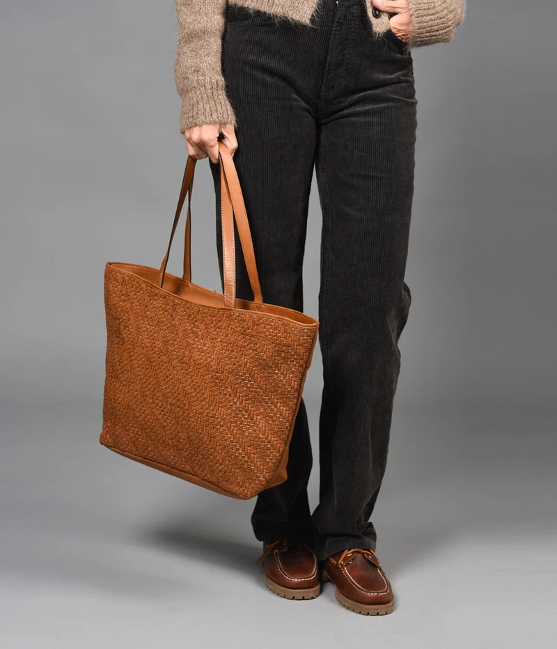 Shopper de piel THB Plait