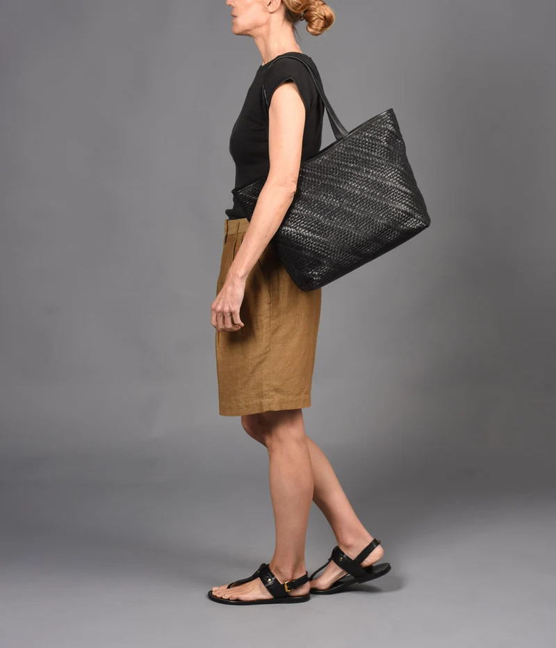 Shopper de piel THB Plait