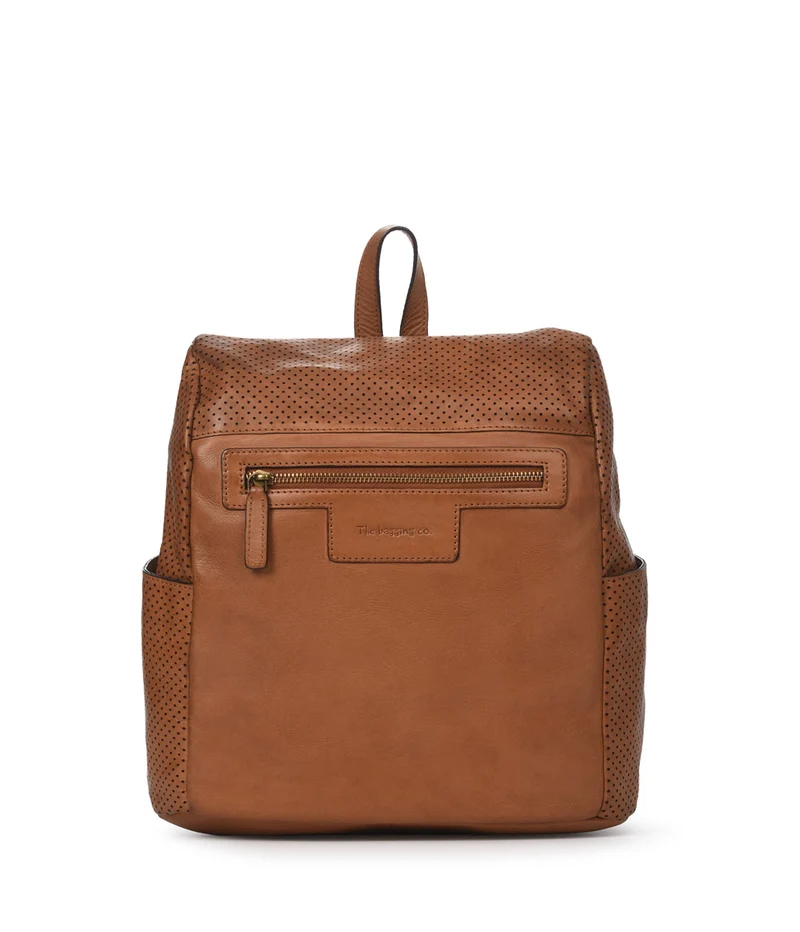 Mochila antirrobo de piel THB Hole