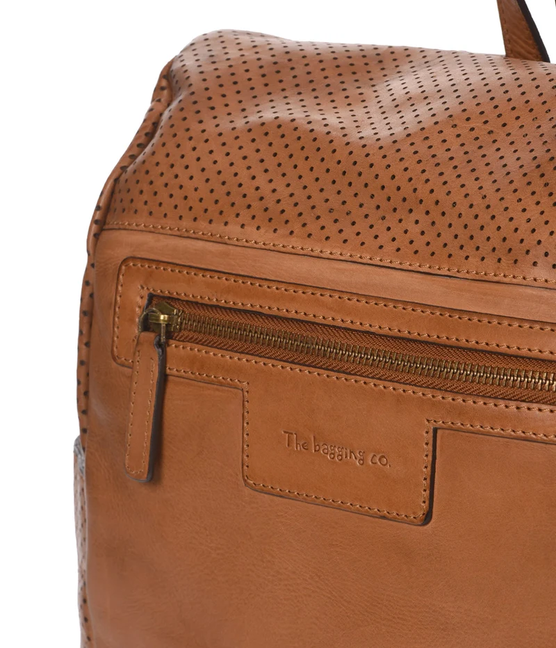 Mochila antirrobo de piel THB Hole