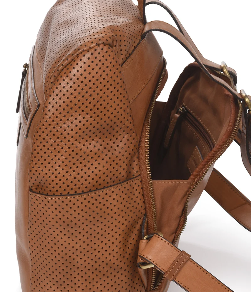 Mochila antirrobo de piel THB Hole