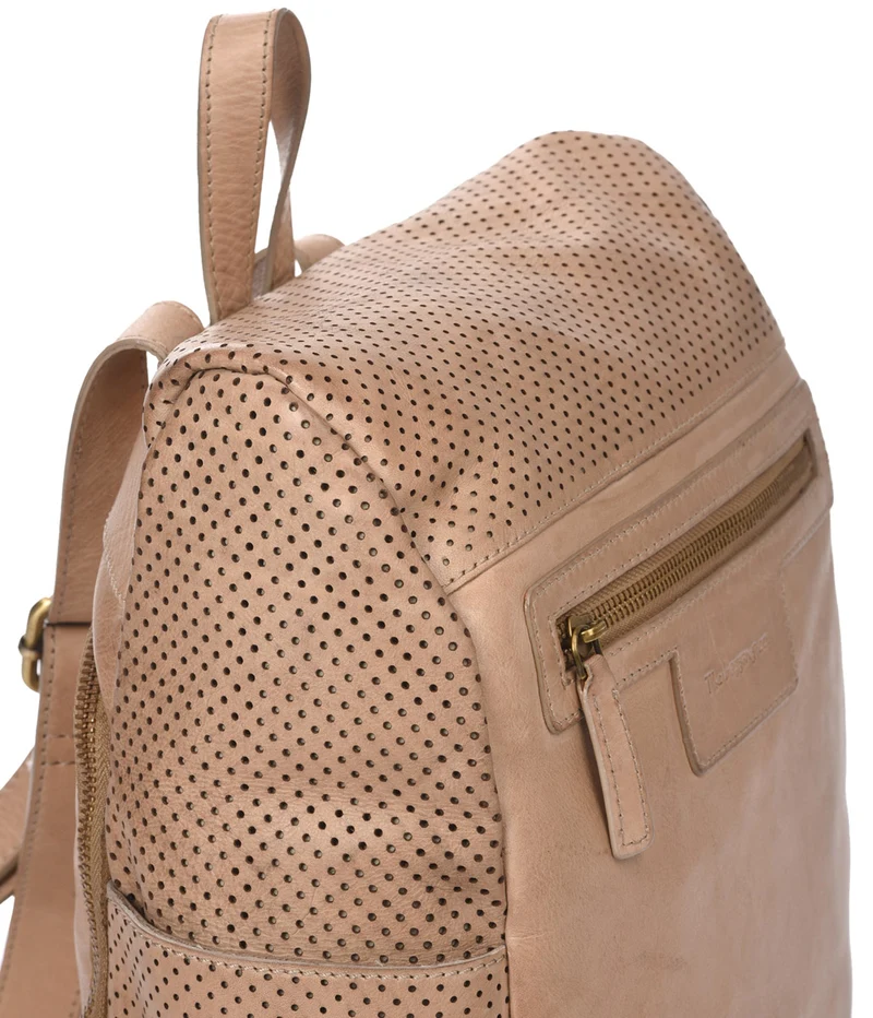 Mochila antirrobo de piel THB Hole