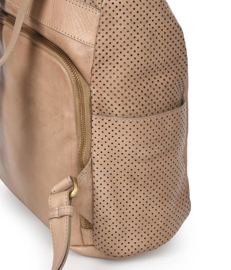 Mochila antirrobo de piel THB Hole