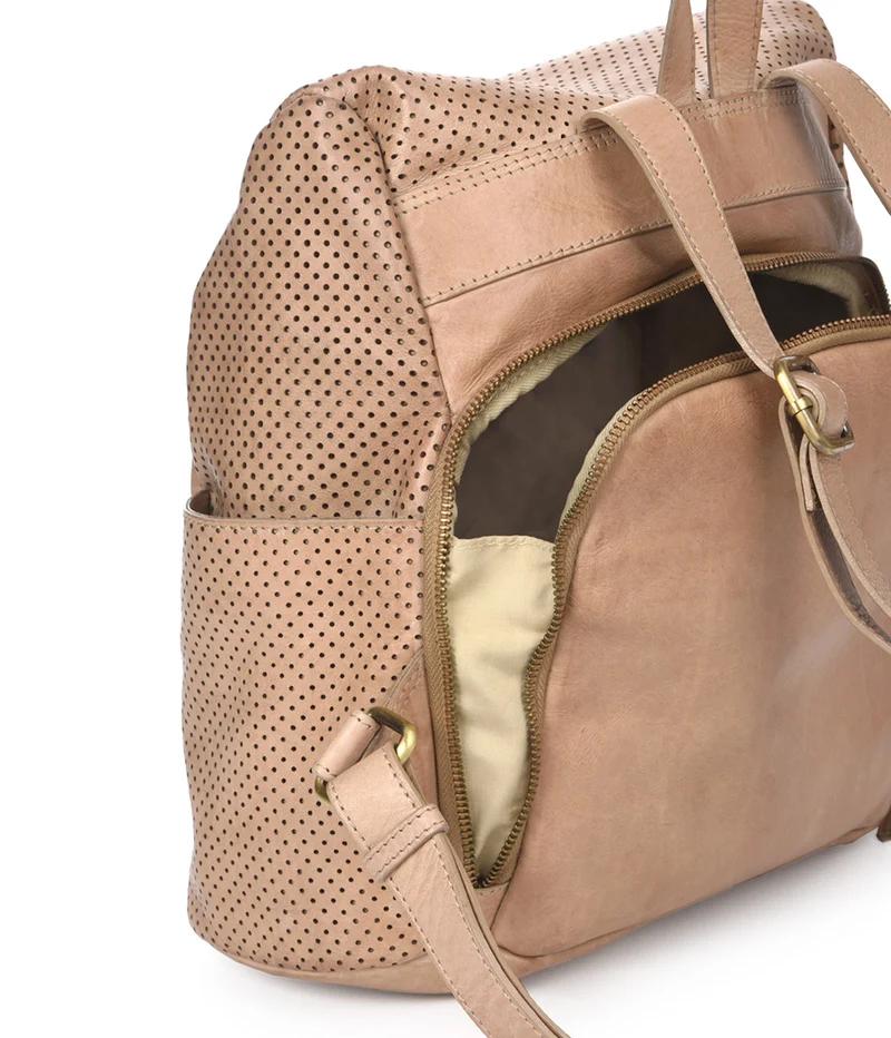 Mochila antirrobo de piel THB Hole