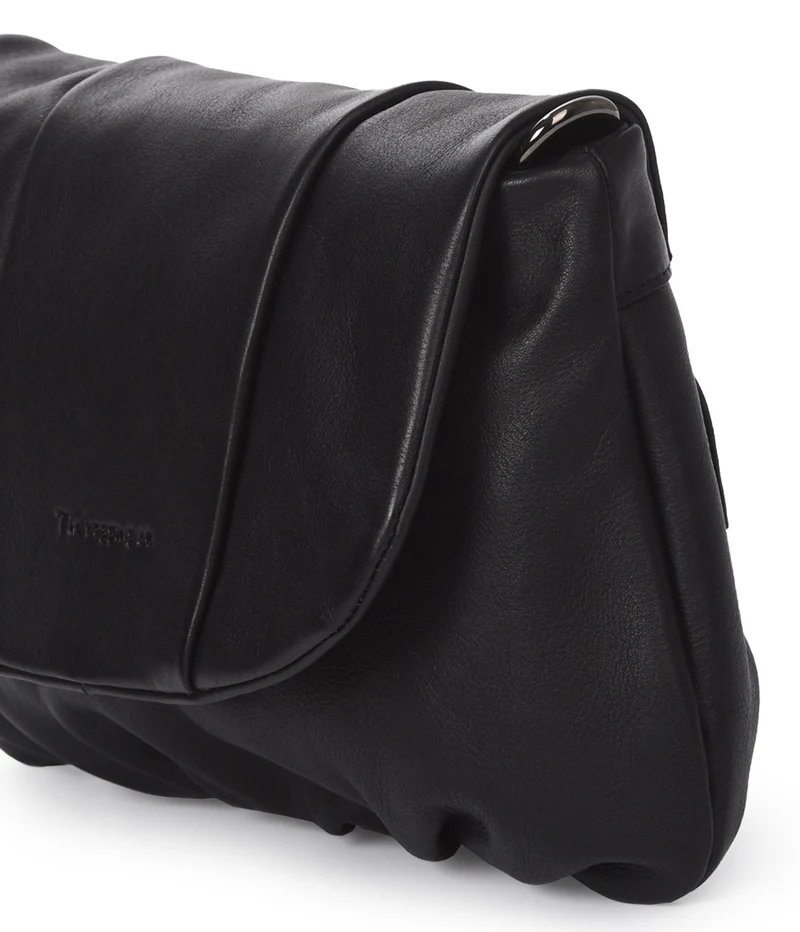 Bandolera grande de piel THB Scallop