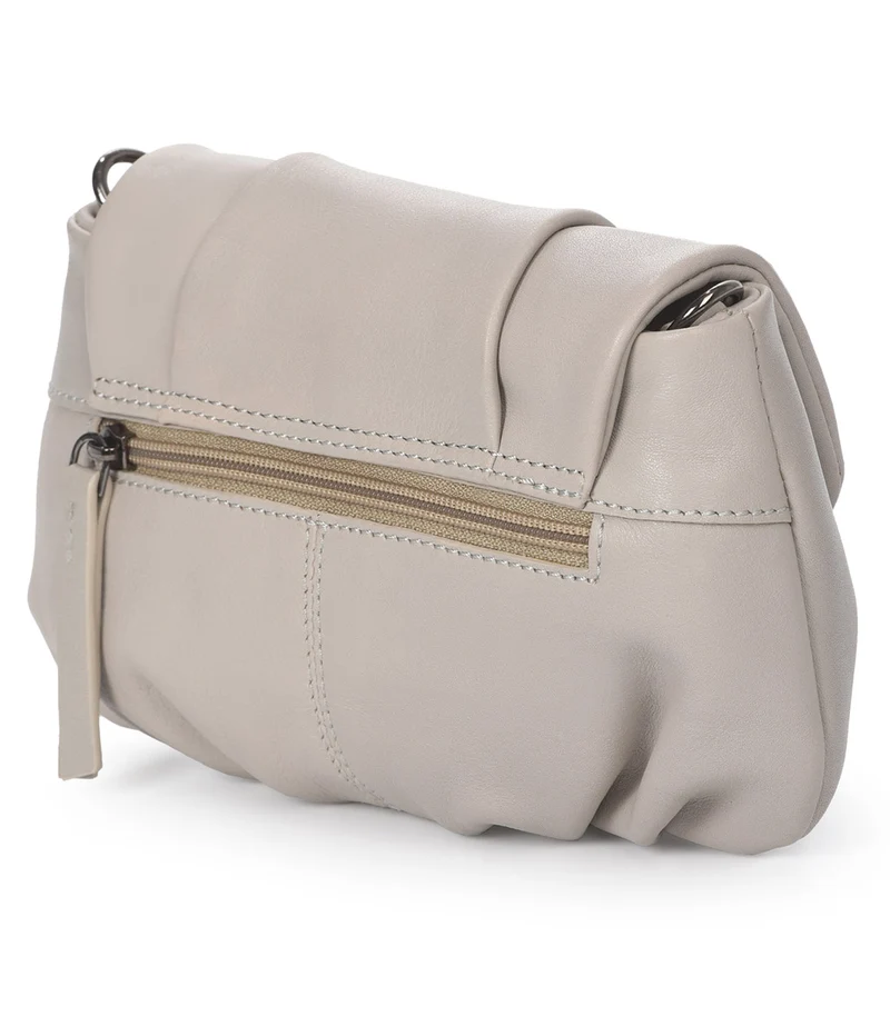 Bandolera pequeña de piel THB Scallop