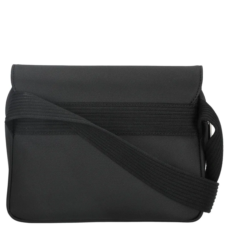 Lacoste Men's Classic Messenger - Bolso bandolera 25 cm (black)