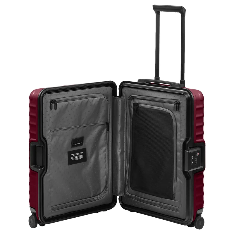 TITAN OVERSEAS - Trolley de cabina con 4 ruedas S 55/20 cm (emberwood grey)