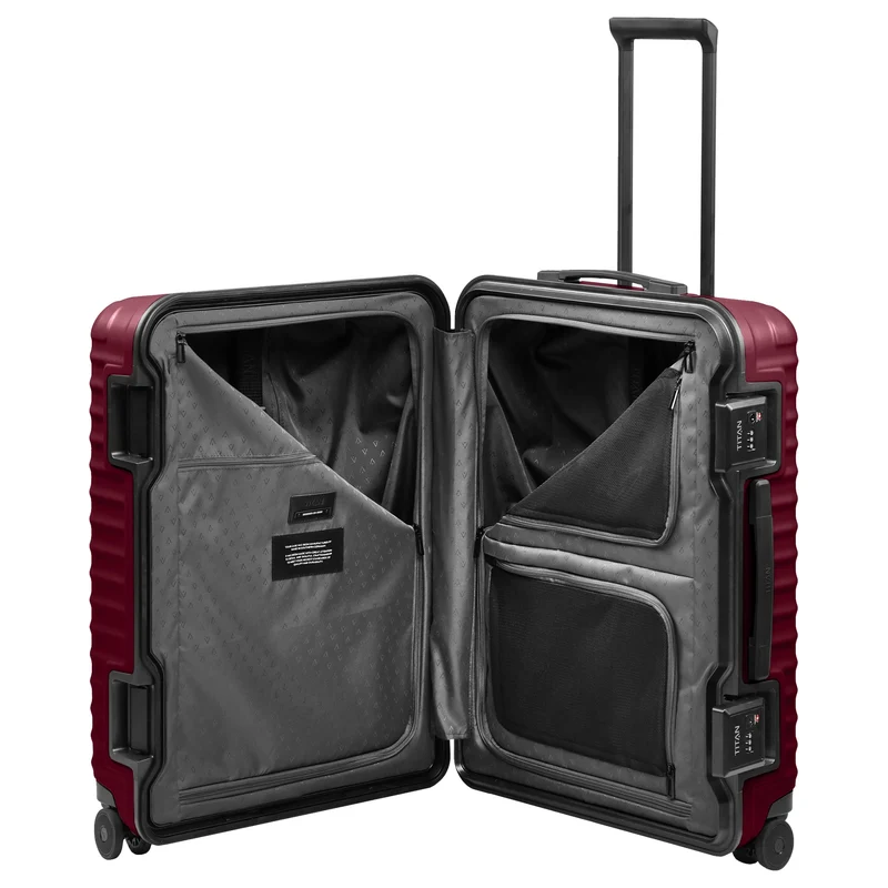 TITAN OVERSEAS - Trolley de 4 ruedas M+ (emberwood red, 69 cm (M+))