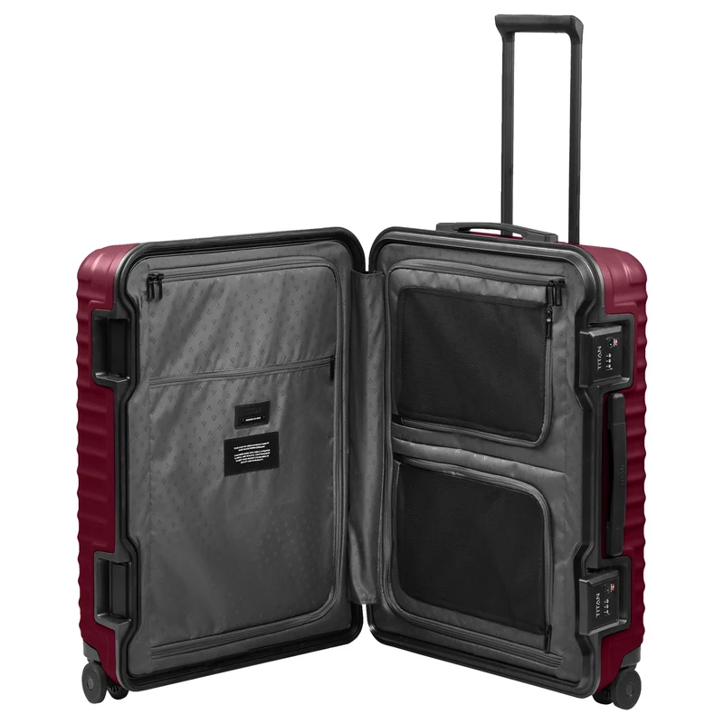 TITAN OVERSEAS - Trolley de 4 ruedas M+ (emberwood red, 69 cm (M+))