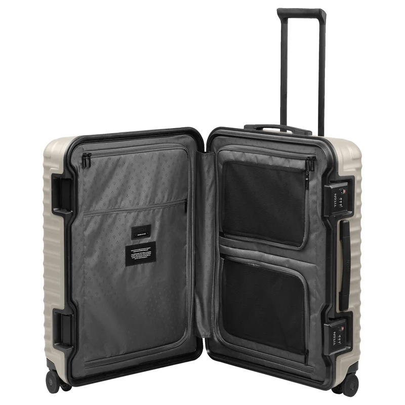 TITAN OVERSEAS - Trolley de 4 ruedas M+ (moonstone grey, 69 cm (M+))